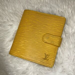 Louis Vuitton Yellow Epi Leather Wallet